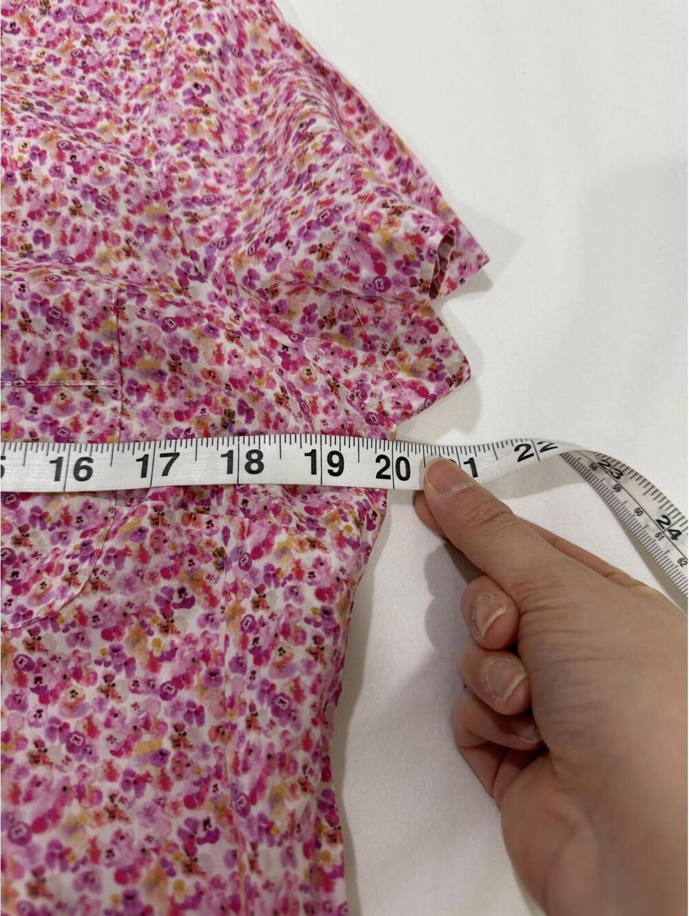 J.Crew Button Down Peter Pan Collar Pink Floral Liberty Fabric French Girl- 10 - Picture 5 of 6